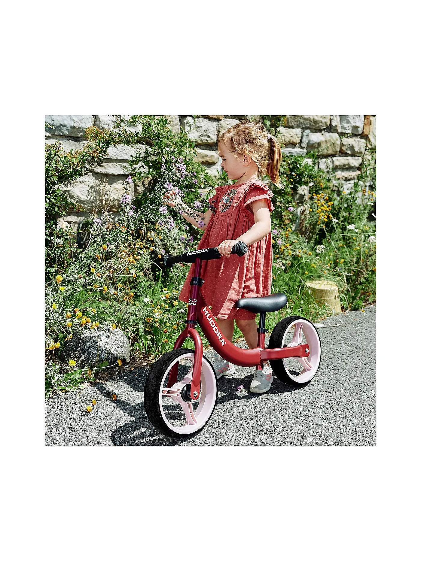 HUDORA | Laufrad Classic bordeaux | 